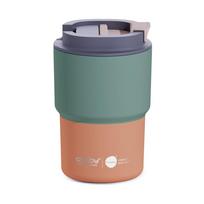 Termo puodelis Asobu Coffee Express, 360ml, pastelinės žalios spalvos