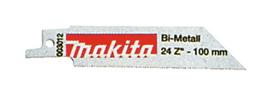 Tiesinio pjūklo pjūkleliai Makita P-04896, 100X0.9MM (24TPI), 5 vnt., metalui