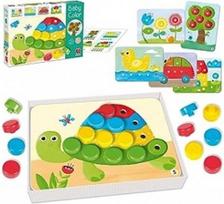 Ecost Prekė po grąžinimo Goula - 53140 - Baby Color mediniai žaislai nuo 2 metų iki 99 metų