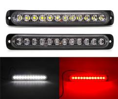 Galinė lempa 12 LED galinga 12V-24V spalvos Balta Off-Road
