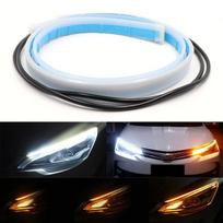 DRL FLEX LED dienos žibintai + tekėjimo kryptis, išorinis 2vnt 12V, visureigis