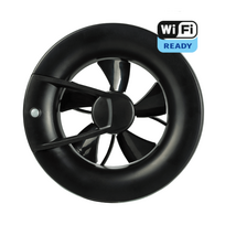 Blauberg O2 Supreme Wifi vonios ventiliatorius 100/125 5 jutikliai JUODAS