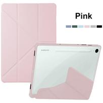 Stand case for Samsung Tab S10 Ultra in pink, sand, and pinksand