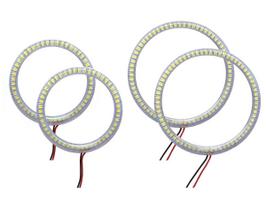 LED Angel Eyes žiedai, komplektas, suderinamas su Ford Mondeo 02-05, rinkinys 2 lempoms, bekelės