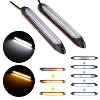 DRL FLEX LED dienos šviesos + dinamiški posūkio signalai + WOW, 12V, bekelės