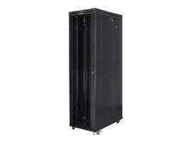 Lanberg | Rack cabinet 19" free-standing 47U/800x1200 (flat pack) with glass door, LCD | FF01-8247-12BL | Black|FF01-8247-12BL