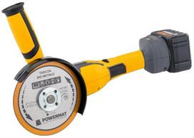 Akumuliatorinis kampinis šlifuoklis PowerMat PM1320, 21V Li-ion 125mm