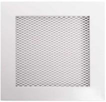 Grotelės židiniui HEARTH, baltos, 170 x 170 mm