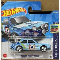 Hot Wheels Mainline Modeliukas 70 Ford Escort RS1600 blue