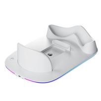Įkrovimo stotelė Apple Vision Pro, daugiafunkcinis greito įkrovimo pagrindas su belaidžiu magnetiniu pritraukimu ir RGB apšvietimu balta