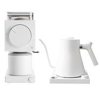 Fellow Set - Ode Brew Grinder + Stagg EKG kettle white