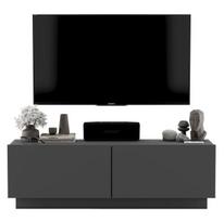 TV spintelė Meble Lindner, 120 cm, juoda