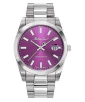 Mathey-Tissot Mathy Sunray Riboto leidimo vyriškas laikrodis, kvarcinis, H451PU, nerūdijančio plieno, su violetiniu ciferblatu violetinė