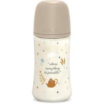 Suavinex Wonderland SX Pro Physiological Anti-Colic kūdikių buteliukas M Medium Flow 3 m+ Cream 270 ml