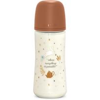 Suavinex Wonderland SX Pro Physiological Anti-Colic kūdikių buteliukas L Dense Flow 6 m+ Brown 360 ml