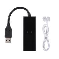 USB 56K išorinis telefono ryšio balso fakso duomenų modemas, tinkamas Win7 Win8 Win10 XP