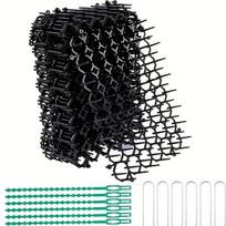 6 vnt. Kačių atbaidymo kilimėlių su smaigais, 6x8 colių - Patvarus polipropilenas, Naudojimui viduje/lauke 12pcs juoda