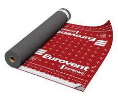 Difuzinė plėvelė Eurovent XSTRONG 250 gr./m², SK2 (lipnūs kraštai), 1,5 m. x 30 m. = 45 m²
