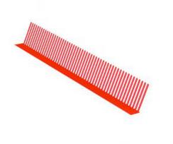 Apsauga nuo paukščių (šlaito ventiliacijai) COMB, 60 mm x 1 m.