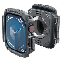 Pilkas dėklas "Spigen Rugged Armor" laikrodžiui Apple Watch 10/11 (46 MM)