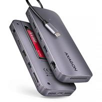 AXAGON Multiport USB-C 10Gbps hub. NVMe/SATA M.2, USHAXAHMC_12GM2