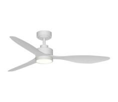 Aigostar-LED Reguliuojamas lubinis ventiliatorius LED/20W/230V 2700-6500K 132cm+RC balta