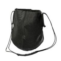 Soft Sheepskin Leather Bag for Women  Luxurious Single Shoulder Crossbody Bag  Black Retro  Weekly Holiday Shopping Bag  New