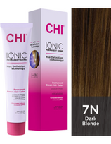 CHI plaukų dažai be amoniako CHI Ionic Permanent Shine - 7N 89g