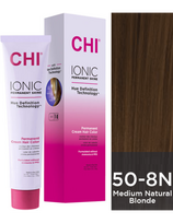 CHI plaukų dažai be amoniako CHI Ionic Permanent Shine - 50-8N 89g