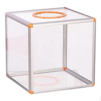 Acrylic Donation Box Clear Money Large Capacity Vote Ticket for Charity Contest Tip Bar Medium