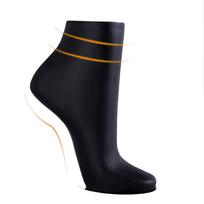 Unisex PVC manekeno pėdos kulkšnies kojinės ekspozicija Balta/Juoda/Natūrali juoda