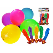 Šviečiantys LED balionai, 5 vnt.