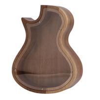 Kiaulytė Pinigų taupymo puodukas Gitara formos Skaidrus Medinis Miegamojo stalviršiui