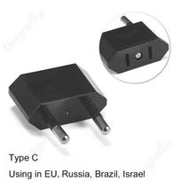 1 vnt. ES adapterio kelioninis keitiklis, Amerikos ir Kinijos, JAV ir ES kištukas, Europos kištukas, elektros adapteris, kintamosios srovės elektros lizdas 4.0mm plug