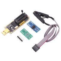 CH341A USB programuotojas EEPROM BIOS Flasher Programuojamos loginės grandinės su SOP8 Flash Clip tinka