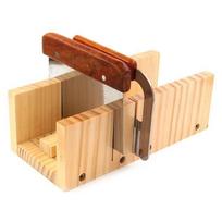 Daugiafunkcinė reguliuojama medinė muilo forma rankų darbo, duonos peilio forma su banguotais ir tiesiais obliavimo įrankiais Soap cutter set