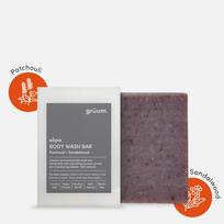 GRUUM Sapa Zero Plastic kietas kūno muilas su pačiuliais ir sandalmedžiu, 95 g