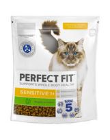 PERFECT FIT (Sensitive 1+) 750 g Daug kalakutienos - sausas ėdalas jautrios virškinimo sistemos katėms