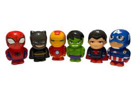 Antistresinis Žaislas Spiderman, Batman, Superman, Hulk, Ironman, Captain America. 6 vnt