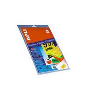 Lipnios etiketės APLI, 64 x 33,9 mm, A4, 24 lipdukai lape, 20 lapų, žalia sp