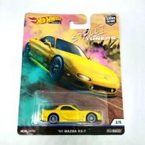 Hot Wheels Premium Street Tuners Modeliukas 95 Mazda RX-7 yellow