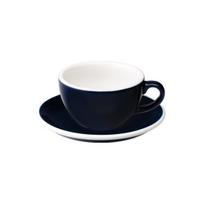 Puodelis su lėkštute Loveramics Egg Denim Cappuccino, 200 ml