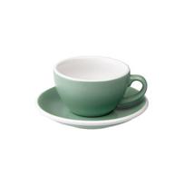 Puodelis su lėkštute Loveramics Egg Mint Cappuccino, 200 ml