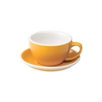 Puodelis su lėkštute Loveramics Egg Yellow Café Latte, 300 ml