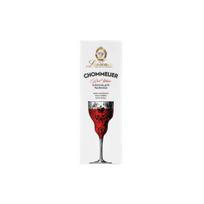 Juodasis šokoladas su džiovintomis vyšniomis ir rožių žiedlapiais Laurence Chommelier Red Wine, 100 g