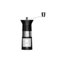 Bialetti Stainless Steel rankinė kavamalė, keraminės girnos - juoda
