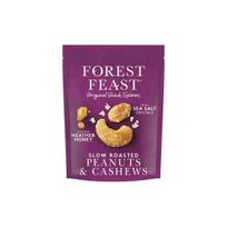 Forest Feast žemės riešutai ir anakardžiai su medumi ir jūros druska, 120 g