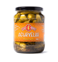 Marinuoti agurkėliai (3-6cm), MAMOS KONSERVAI 680 g