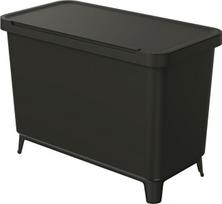 Keden šiukšliadėžė rūšiavimui Systema, juoda, 10+23 l
