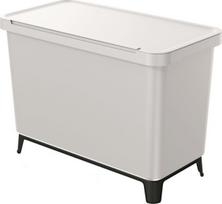 Keden šiukšliadėžė rūšiavimui Systema, pilka, 10+23 l